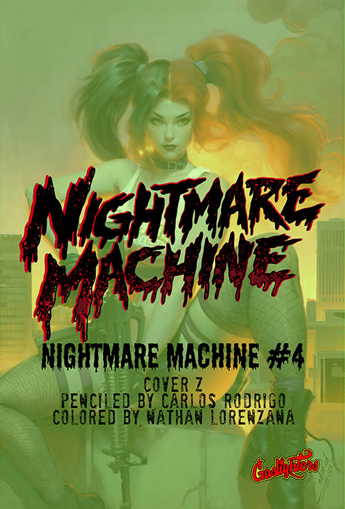Nightmare Machine 4 (FOIL + NUMBERED) Cover Z - Carlos Rodrigo and Nathan Lorenzana - Interiors (2nd Print)