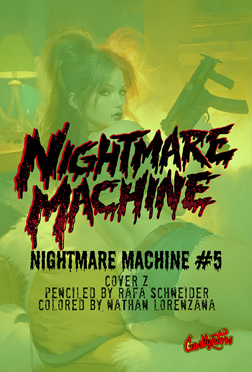 Nightmare Machine 5 (Gaslighters) Cover Z - RAFA SCHNEIDER and Nathan Lorenzana - Interiors (2nd Print)