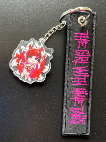 The Girl with Nine Tails Key Chain