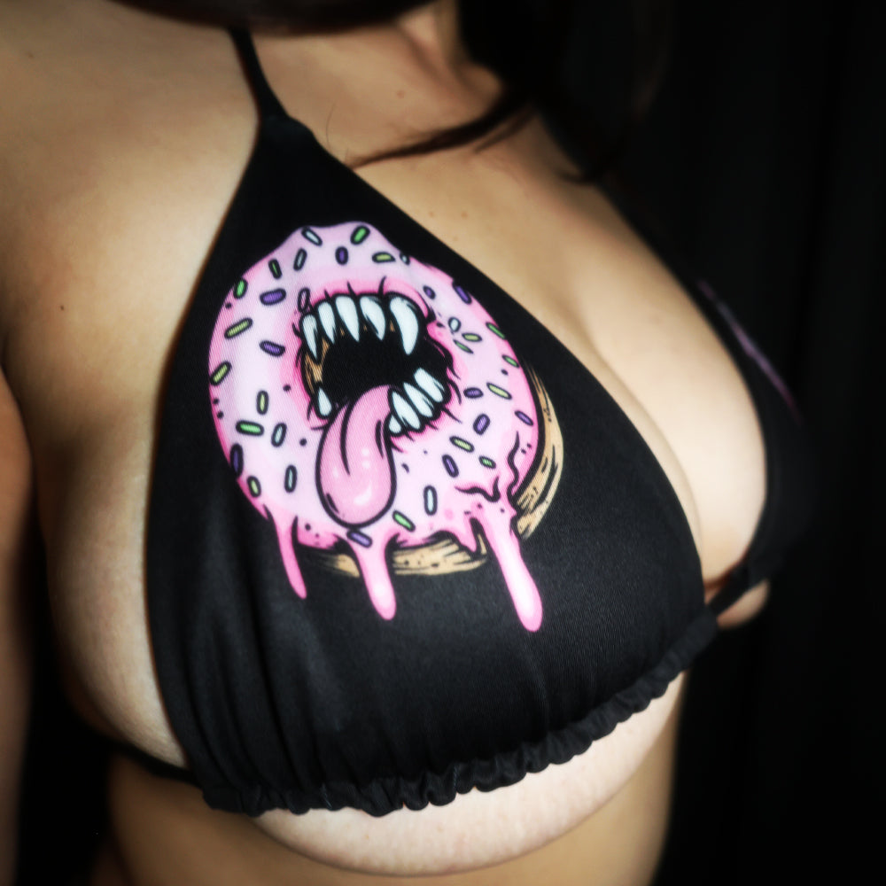 Bad Donut String Bikini Top