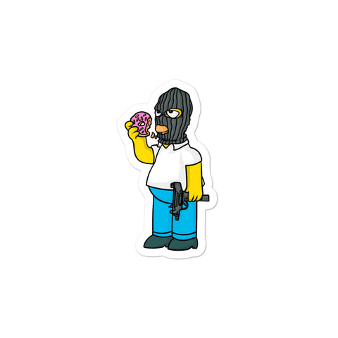 Violent Homer Sticker